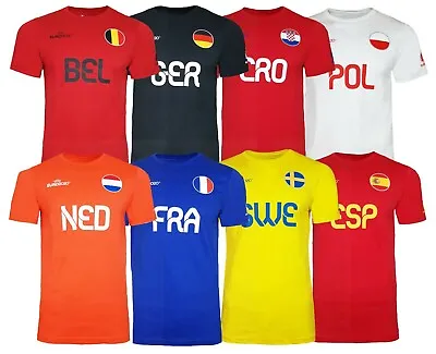 Buy Mens Football T Shirt European National Team Flag Top Eurovision • 4.21£