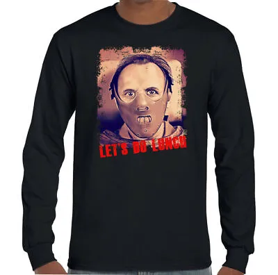 Buy Let's Do Lunch Mens Funny Hannibal Lecter T-Shirt Silence Of The Lambs Halloween • 13.99£