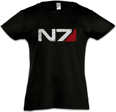Buy N7 NORMANDY LOGO Kids Girls T-Shirt Mass Commander Shepard Cerberus Game Effect • 16.99£