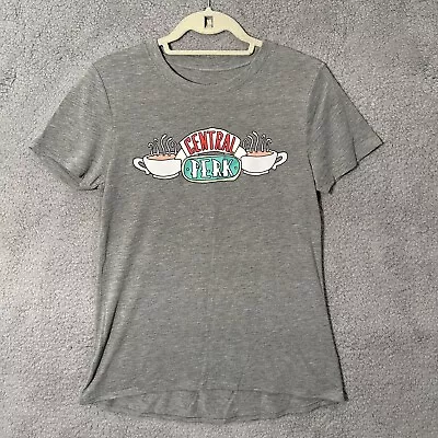 Buy Friends OL Central Perk Graphic Logo T-Shirt Women's Size Small Gray Crew Neck • 2.27£