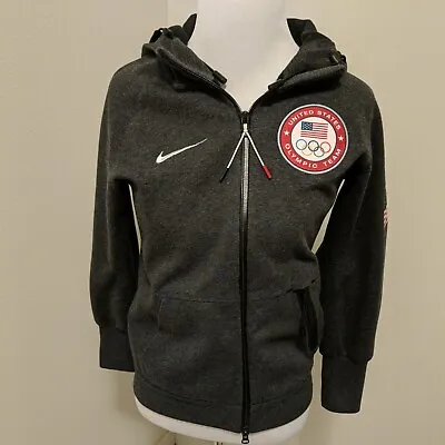 Buy Nike Womens Small Olympic Team USA Tech Fleece Zip Up Hoodie • 28.94£