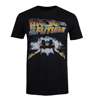 Buy Official Back To The Future DeLorean Cotton T-Shirt Size XL BNWT Black • 9.99£