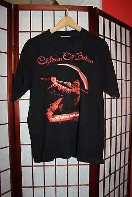 Buy Children Of Bodom Hate Crew Deathroll Vintage T-shirt - L . ALY • 60£