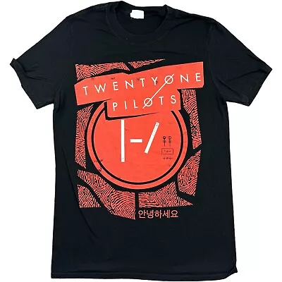 Buy Twenty One Pilots T Shirt Small Black Tour 2016 Concert Gildan Tee S • 22.50£