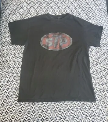 Buy Vintage Stone Temple Pilots Shirt Adult Size M Black Short Sleeve Band Tee Y2 • 31£