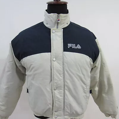Buy FILA Insulated Bomber Jacket Size 38/40 UK S Sku 12503 • 19.99£