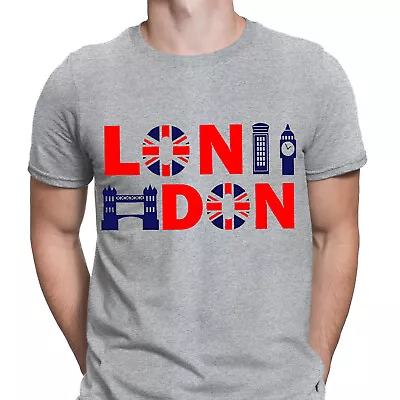 Buy London England Souvenir Bus Great Britain Country Gift Mens T-Shirts Tee Top #D • 7.59£