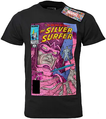 Buy Marvel Silver Surfer No. 1 T Shirt Official Comic Cover Art Galactus New S-2XL • 13.99£