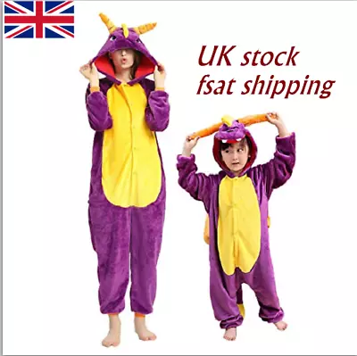 Buy UK Dinosaur Unisex Adult Animal Onsie88Onesie12 Anime Cosplay Pyjama Kigurumi &1 • 20.45£
