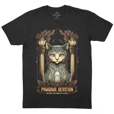 Buy Cat Cult T-Shirt Horror Occult Witchcraft Dark Arts Black Magic Ritual E316 • 12.99£