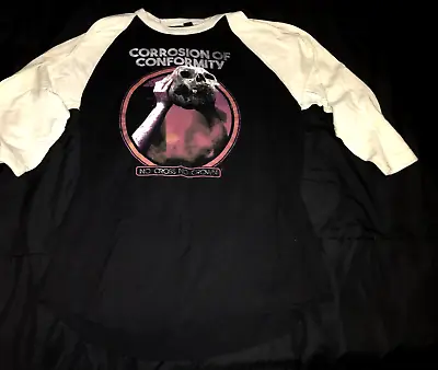 Buy Corrosion Of Conformity Baseball Shirt - Size Medium 2018 Tour • 14.40£
