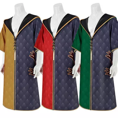 Buy Hogwarts Legacy Cosplay Gryffindor Slytherin Ravenclaw Costume Hoodie Cloak Gift • 25.38£