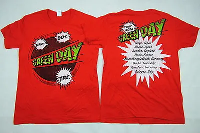 Buy Green Day Speaker Uno Dos Tre Tour 2012 T Shirt New Official Rare Dookie Nimrod • 12.99£