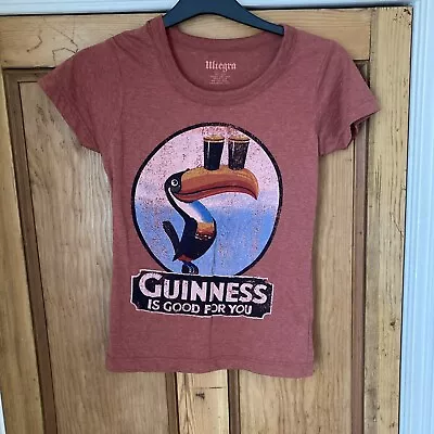 Buy Ladies Small Guinness Print T-shirt • 5£