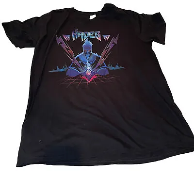 Buy Disney Hercules Hades T-Shirt Adult XL Black Graphic Shirt • 12.28£