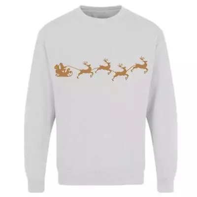 Buy Game Adults Xmas Printed Sweatshirt Santa Reindeer • 31.05£