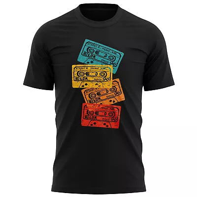 Buy Mens Vintage Cassette Tapes T Shirt Rock Music Birthday Retro Gifts For Him Tee • 14.99£