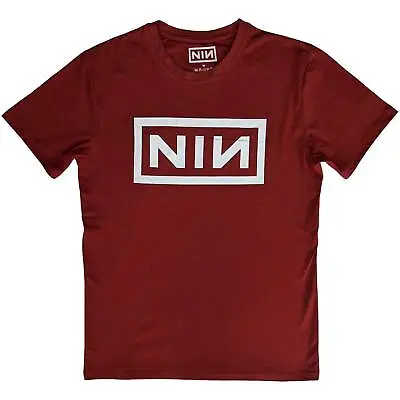 Buy ** Nine Inch Nails Classic NIN Logo RED Official Licensed T-shirt ** • 17£