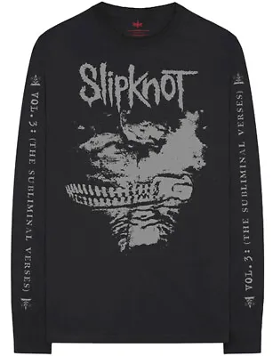 Buy Slipknot Subliminal Verses Black Long Sleeve Shirt OFFICIAL • 20.99£