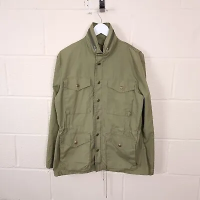 Buy FJALLRAVEN Jacket Mens L Large Hooded Military M65 Field Coat Vintage 80s Raven • 49.90£