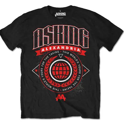 Buy Asking Alexandria Unisex T-shirt: This World T Shirt Official Merch Size Large • 14.79£