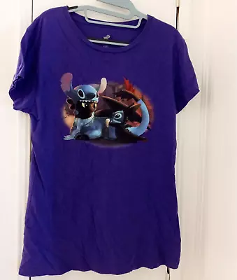 Buy Toothless How To Train Your Dragon And Lilo And Stitch TeeFury T-Shirt Size XXL • 17.99£