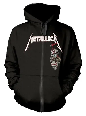 Buy Metallica Death Reaper Black Zip Up Hoodie OFFICIAL • 51.49£