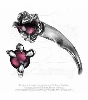 Buy Alchemy Dragon's Orb Claw Studs Tin Gothic Jewelry - New • 18.08£