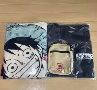 Buy Mos Burger Lucky Bag One Piece Collab Blanket T-Shirt Shoulder Bag NEW UK SELLER • 32£