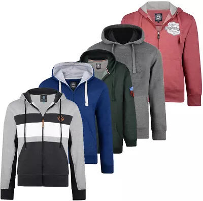Buy Mens KAM Fleece Hooded Zip Up Or Sweat Jumper Smart Casual Jacket Big Size 2-8XL • 22.49£