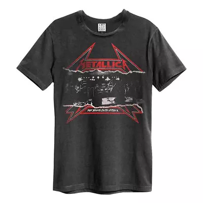 Buy Amplified Metallica Young Metal Attack Official Merch T-Shirt Dark Grey - New • 23.69£