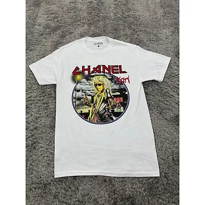 Buy Chanel Karl Lagerfeld Shirt Adult Small Iron Maiden Bleach Goods World Tour 1983 • 118.40£