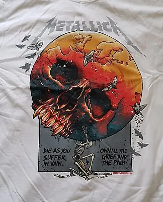 Buy Metallica 2019 Europe Awakens Tour T-Shirt - Large - Mint Condition - Never Worn • 50.99£