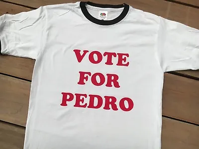 Buy VOTE FOR PEDRO T SHIRT Napoleon Dynamite Classic Mens Funny T Shirt • 7.95£