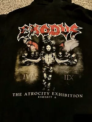 Buy EXODUS The Atrocity Exhibition Exhibit A Live Tour Sweatshirt Hoodie Cd Vinyl !! • 37.96£