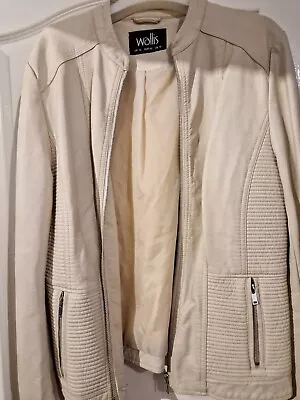Buy Wallis Leather Look Jacket 14 But More A Size 10 To 12 - Used • 17.50£