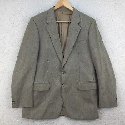 Buy Golden Arrow Brown Wool Luxury Premium Design Blazer Jacket Men Chest UK 42R • 14.39£