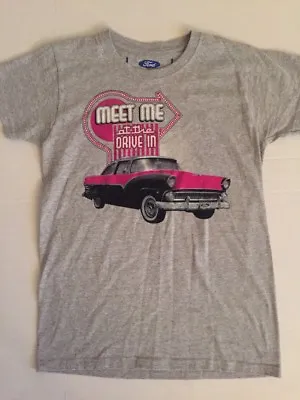 Buy Ford / Meet Me At The Drive In / Gray Women's T-shirt / New, Medium  • 8.53£