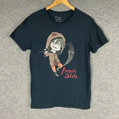 Buy Angels Of Death Shirt Mens Medium Black Anime Manga Original Lootwear Adult • 25.11£