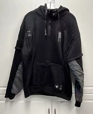 Buy Destiny 2 Bungie Expunge Removable Sleeves Black Hoodie Sweatshirt - Large READ • 103.84£