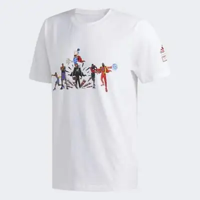 Buy ADIDAS Men's Performance Marvel Heroes Tee Shirt • 18.99£