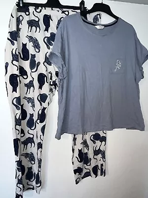 Buy Ladies Pyjamas Size XXL 24-26 • 0.99£