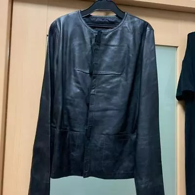 Buy Jean Paul Gaultier Leather Jacket 42 Black • 287.44£