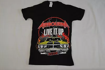 Buy Airbourne Live It Up 2013 Tour T Shirt New Official Black Dog Barking Rare • 12.99£