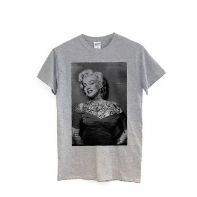 Buy Marilyn Tattood T-shirt T-shirt Old School Tattoo Clothing • 13.99£
