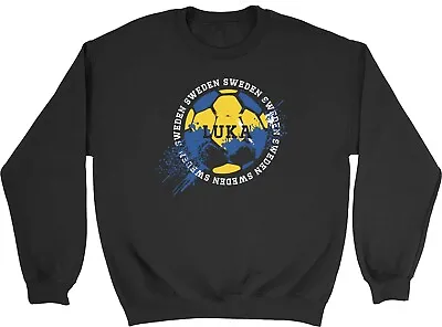 Buy Personalised Sweden Football Sports Childrens Jumper Sweatshirt Boys Girls Gift • 12.99£