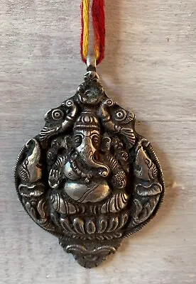 Buy Lord Ganesha 92.7 Sterling Silver Pendant Necklace Jewelry • 440.02£