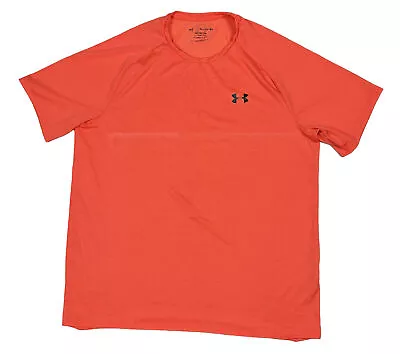 Buy Under Armour The Tech Tee Men's Athletic T-Shirt Size XL Orange Running & Gym • 20.45£