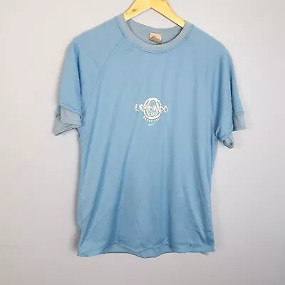 Buy Vintage Nike Up Tempo Basketball T-Shirt Medium Blue Tee Top Double Layer Y2K • 8£