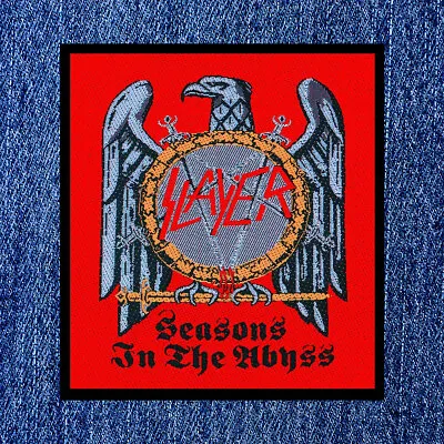 Buy Slayer - Seasons Of The Abyss (new) Sew On Patch Official Band Merch • 4.75£